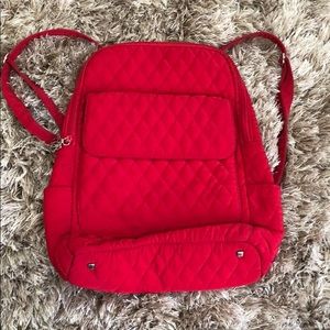 Vera Bradley Red Quilted Backpack
13 x 10 x 4